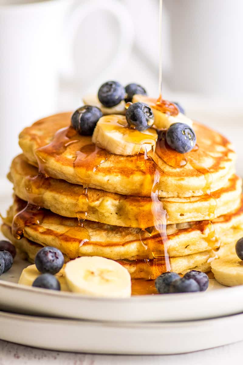 Easy Banana Pancakes for Two - Baking Mischief