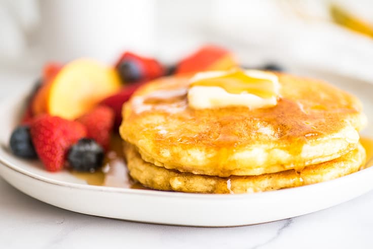 Quick and Easy Pancakes for One - Baking Mischief