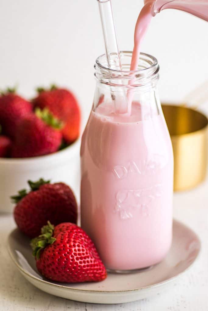 Strawberry Milk Bottle