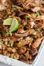 Crispy Slow Cooker Carnitas - Baking Mischief