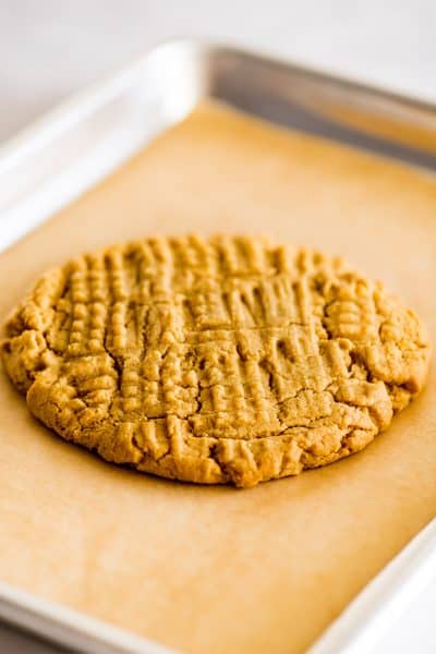One Peanut Butter Cookie for Two