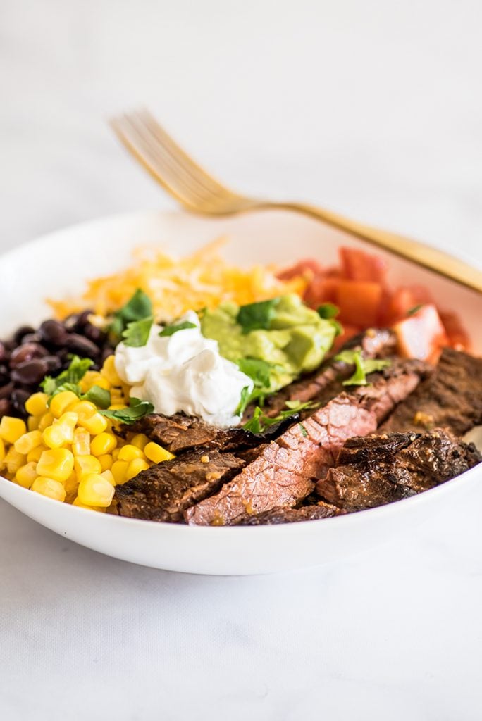 Steak Burrito Meal Prep Bowls