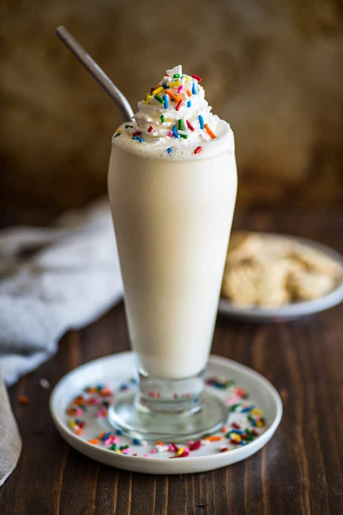 Homemade Vanilla Milkshake