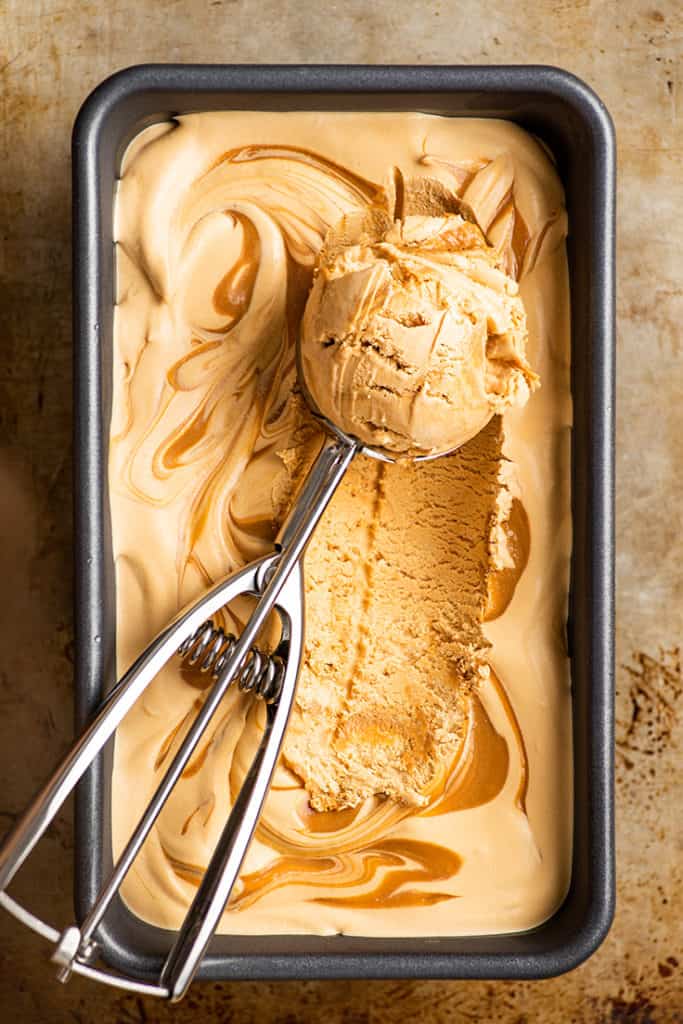 Homemade Creamy Dulce de Leche Ice Cream