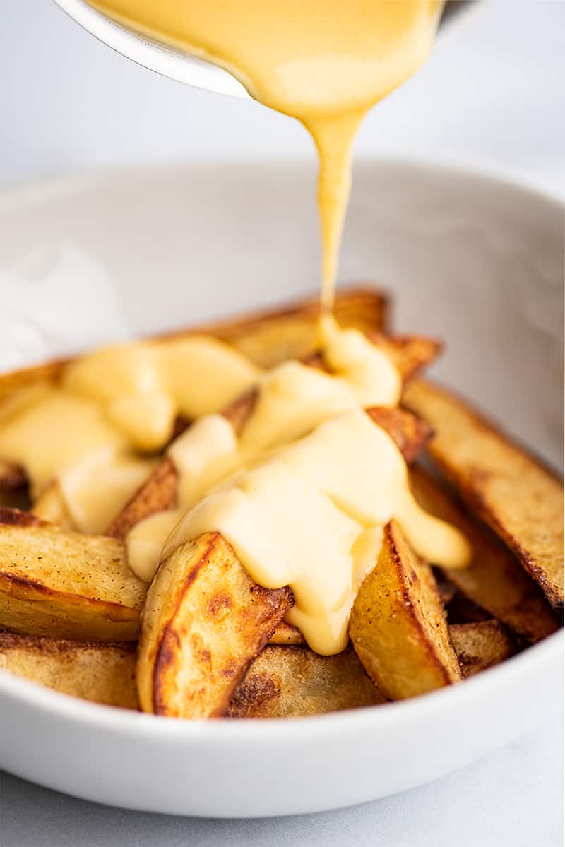 cheese sauce recipe for fries uk