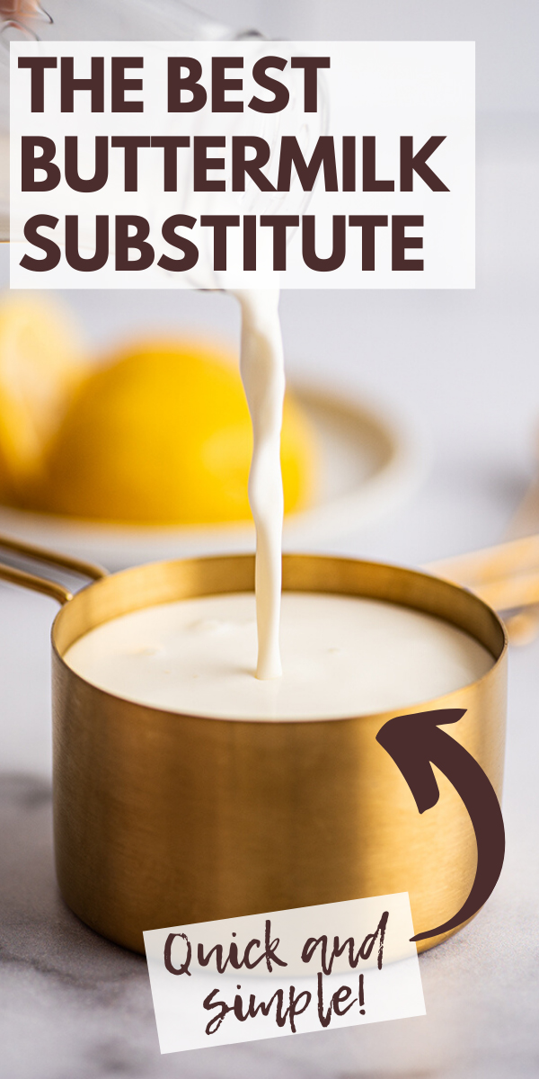 The Easiest Buttermilk Substitute Baking Mischief