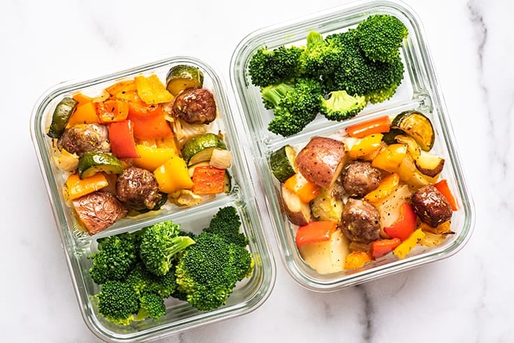 Sheet Pan Sausage and Veggies - Baking Mischief