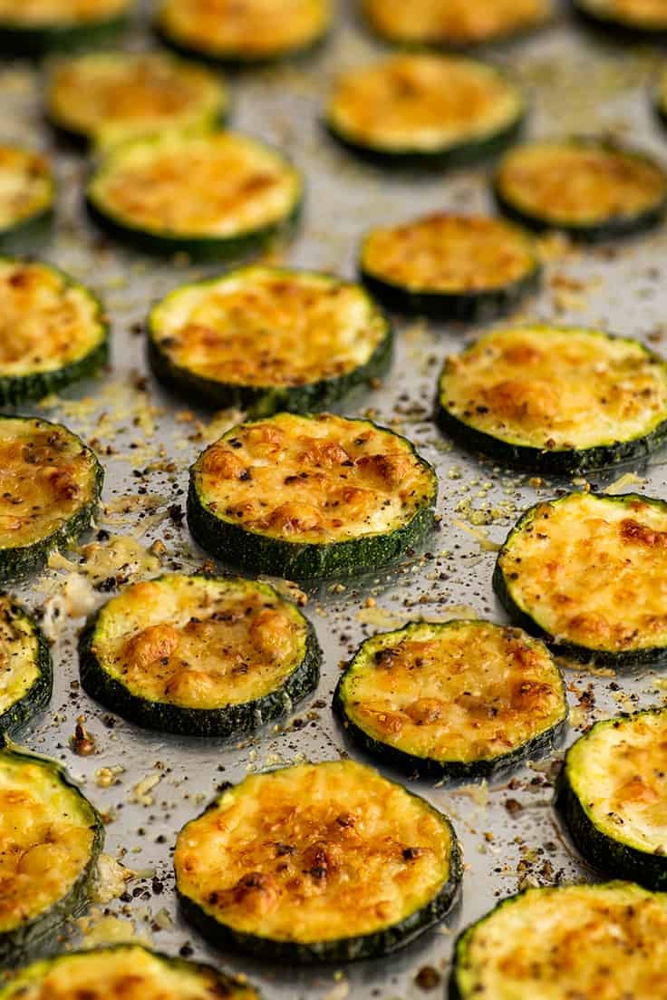 Baked Parmesan Zucchini Baking Mischief