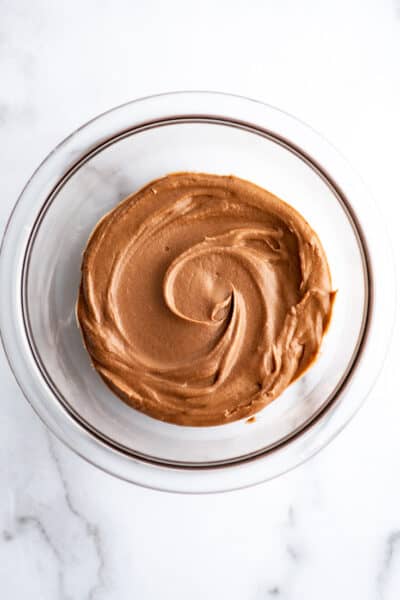 Small-batch Chocolate Cream Cheese Frosting - Baking Mischief