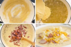 Cheesy Sausage Potato Soup - Baking Mischief