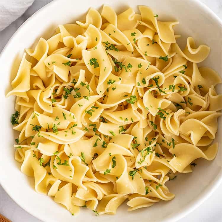 Garlic Butter Noodles - Plain Chicken