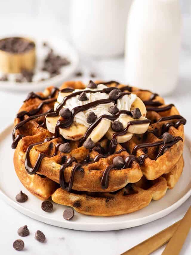 The Best Chocolate Chip Waffles