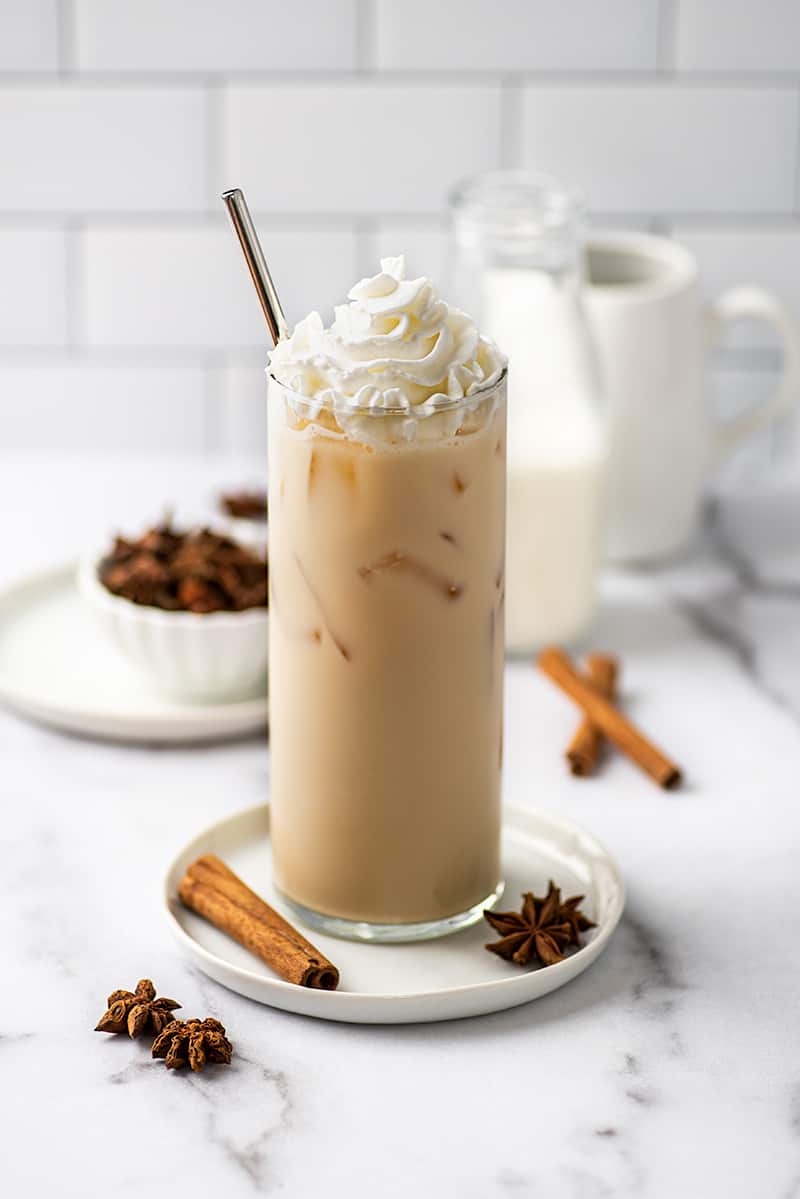 Iced Chai Latte - The Busy Baker