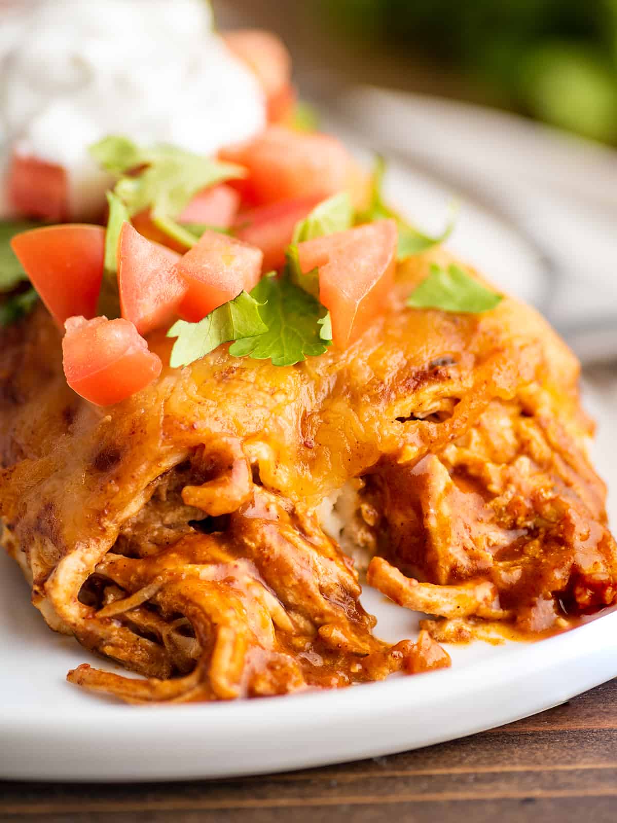 Super Easy Chicken Enchiladas Baking Mischief