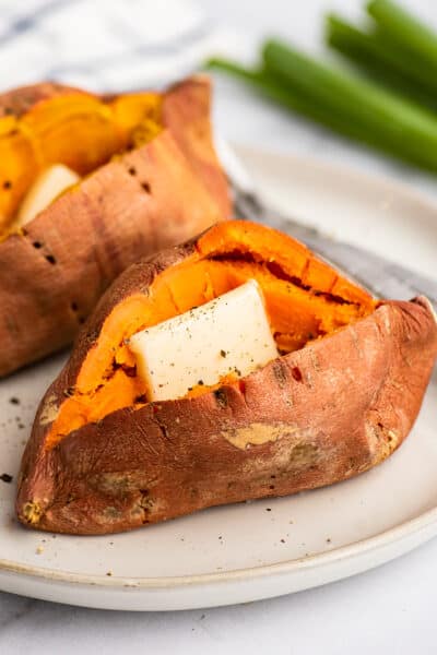 How to Make a Microwave Sweet Potato