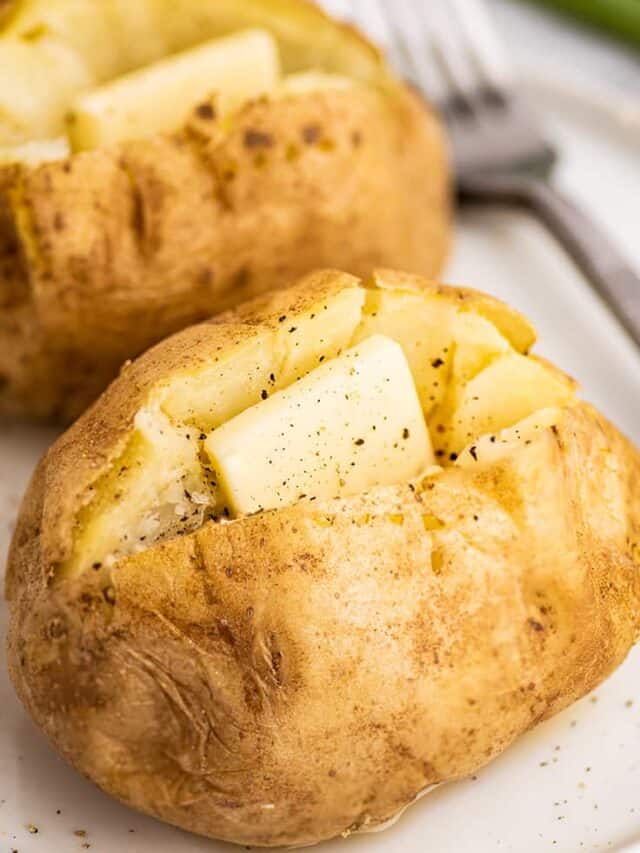 How to Make Microwave Baked Potatoes Baking Mischief