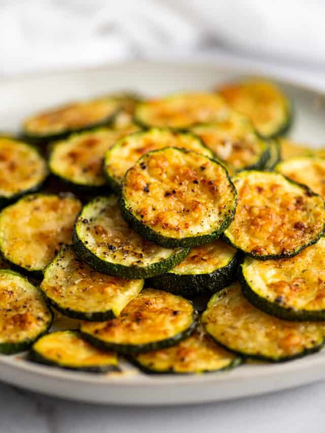 Easy Baked Parmesan Zucchini