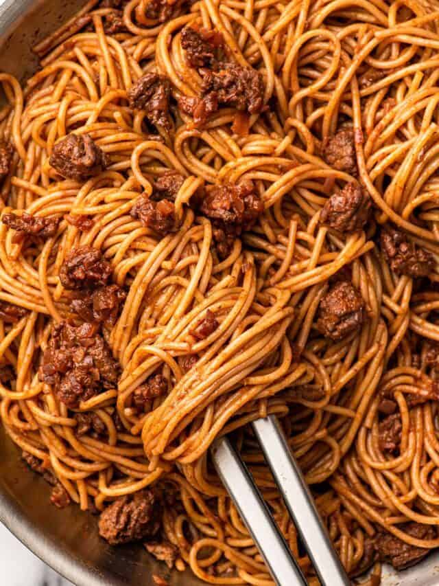 Fast Spaghetti Bolognese