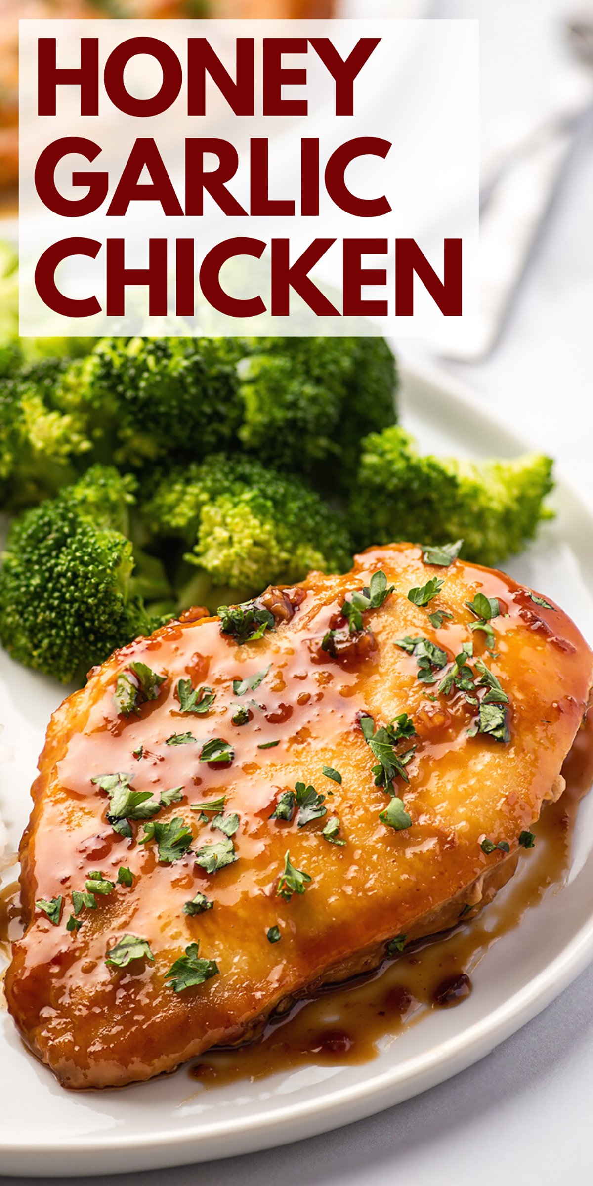 Honey Garlic Chicken - Baking Mischief