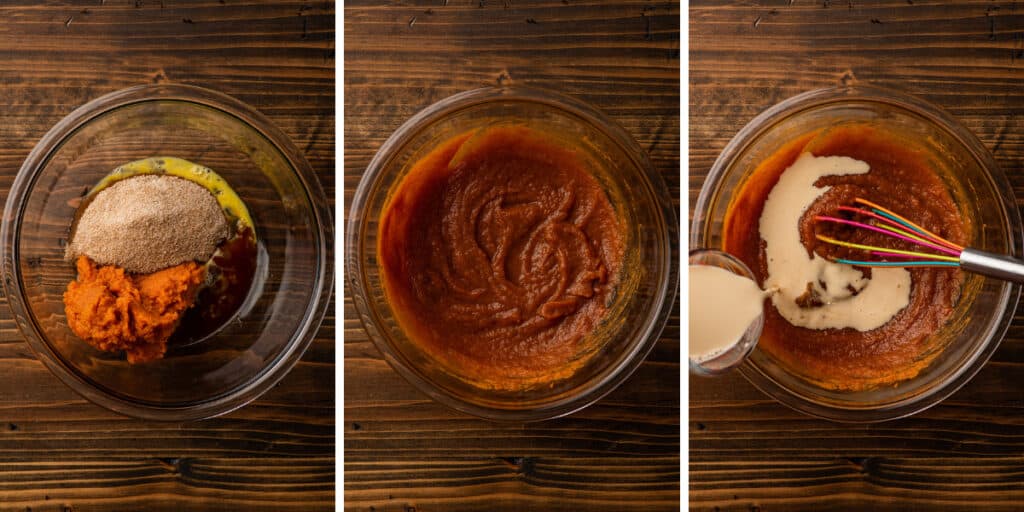 Pumpkin pie filling being made part 2.