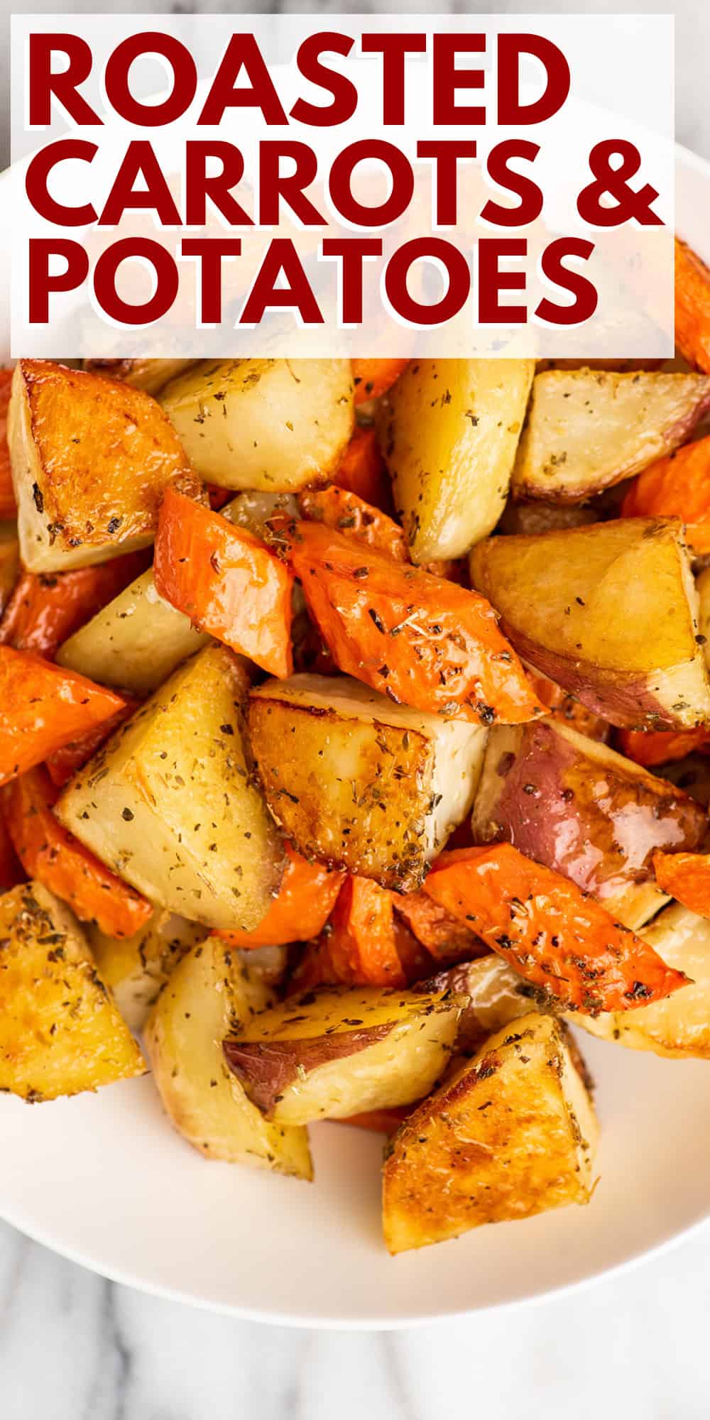 Roasted Carrots and Potatoes Baking Mischief